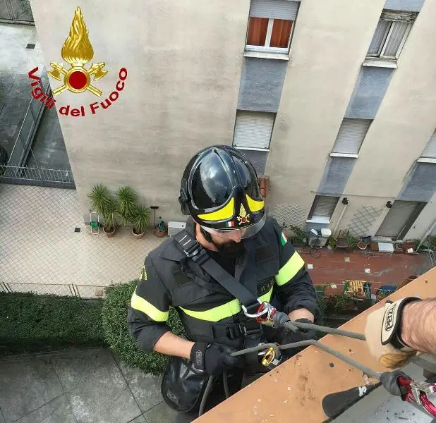 Vigili del Fuoco in azione... alpinistica