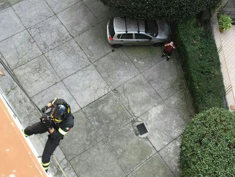 Vigili del Fuoco in azione... alpinistica