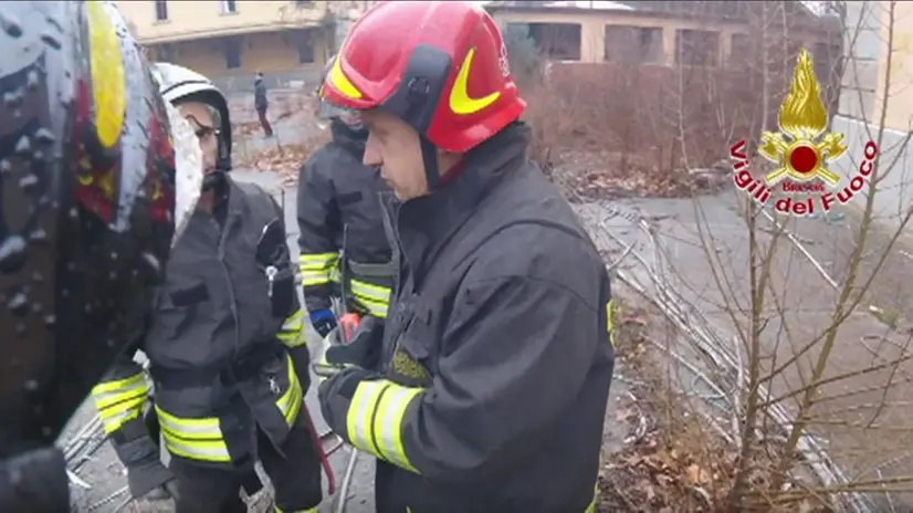 Il salvataggio all'ex caserma Ottaviani