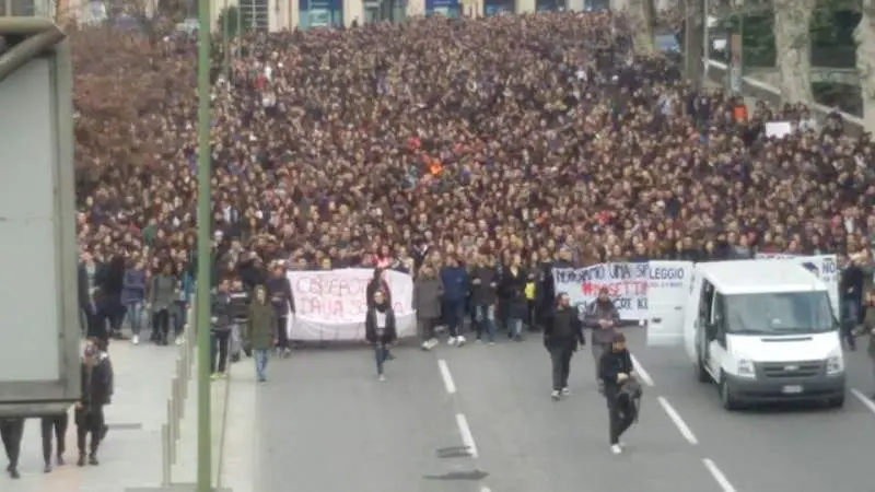 Il corteo attraverso gli scatti dei nostri utenti