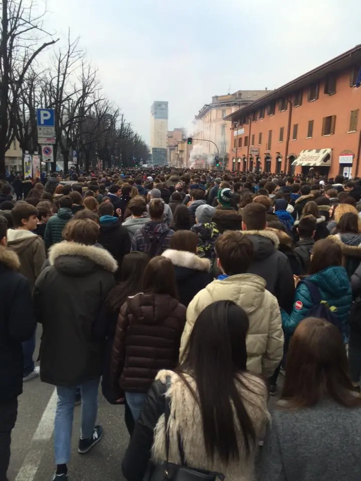 Il corteo attraverso gli scatti dei nostri utenti