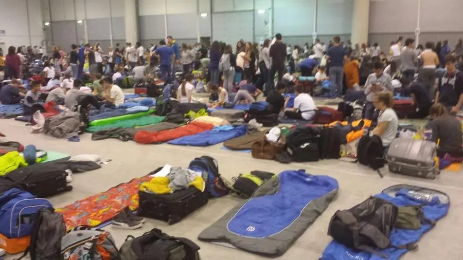 Giubileo dei ragazzi: l'accampamento in Fiera