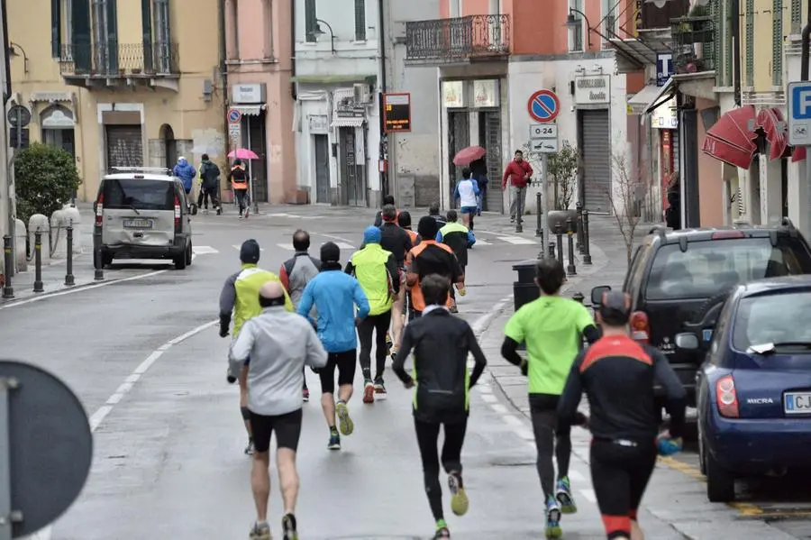 I corridori che hanno preso parte alla Metro Run