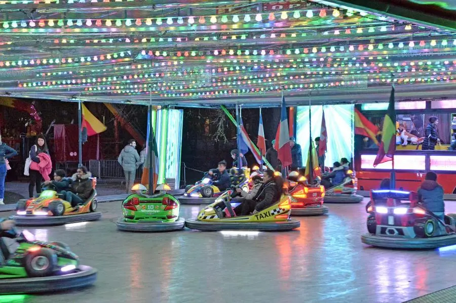 Luci del Luna Park a Campo Marte