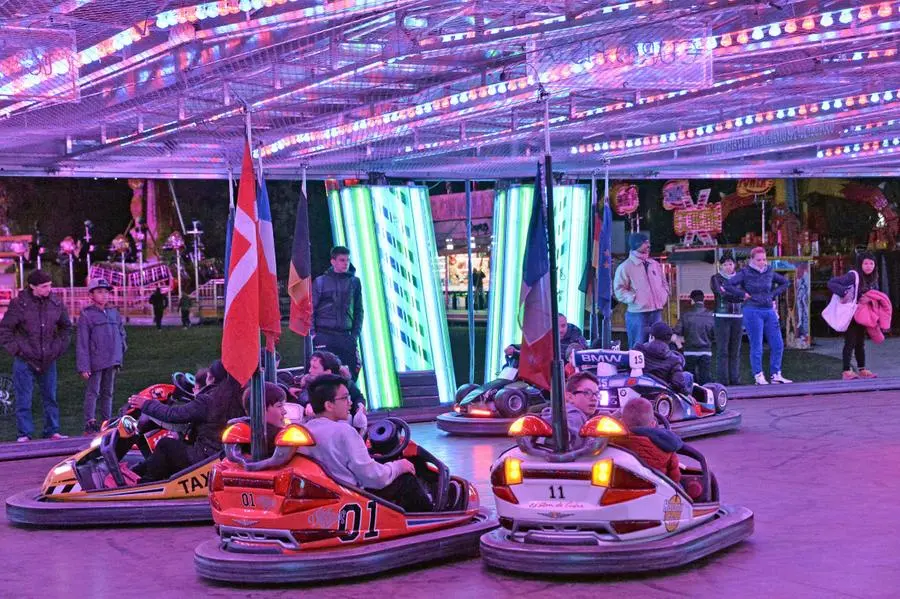 Luci del Luna Park a Campo Marte