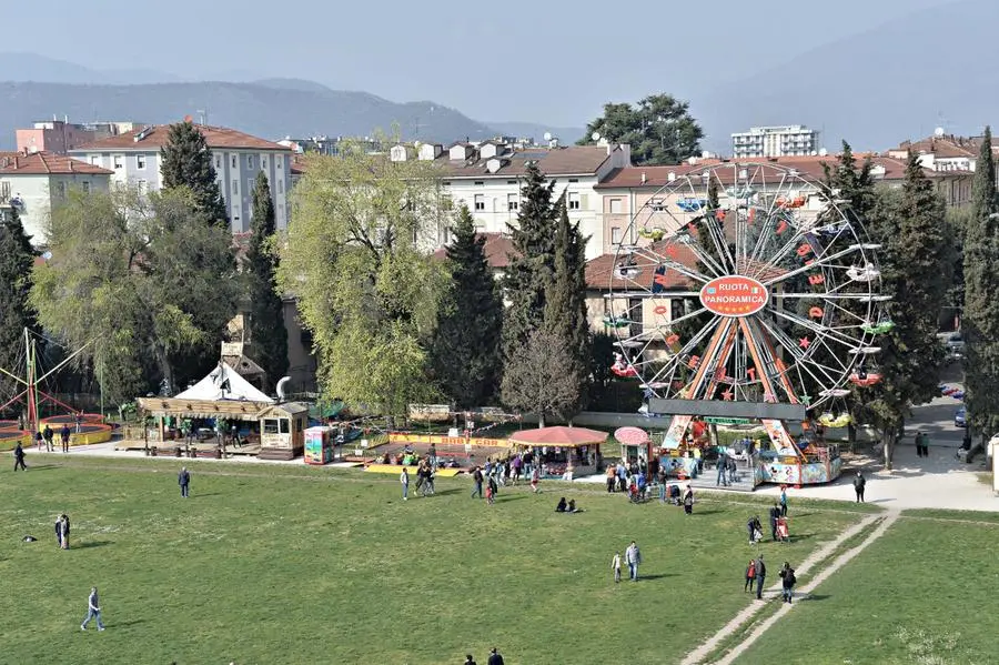 Il Luna Park a Campo Marte
