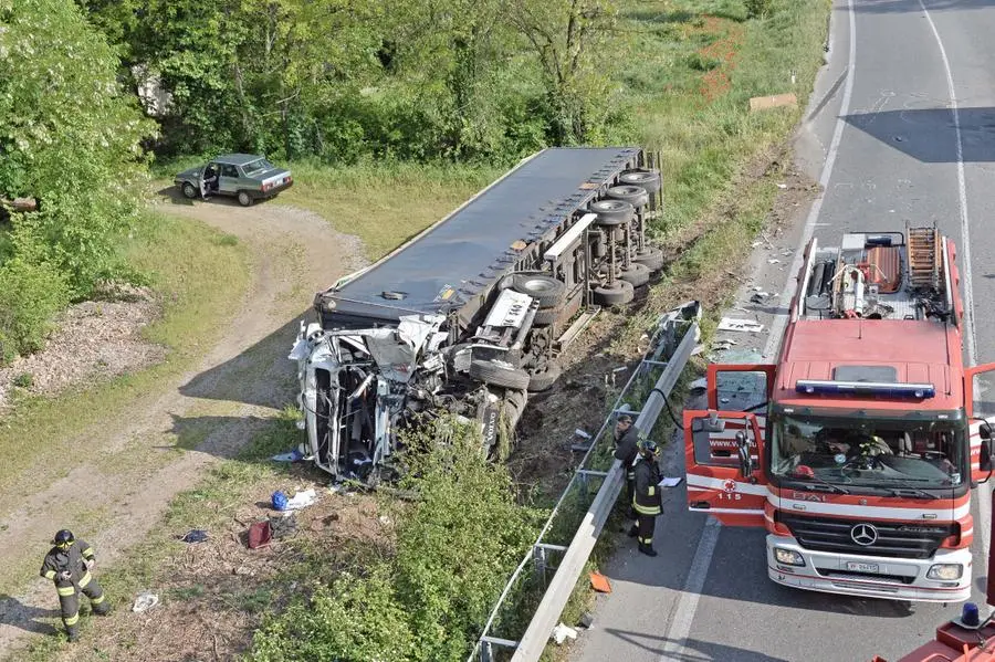 L'incidente sulla Sp 236