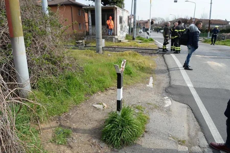 L'incidente ferroviario in via Ziziola