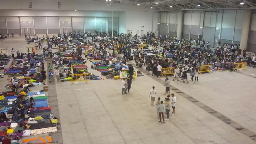 Giubileo dei ragazzi: l'accampamento in Fiera