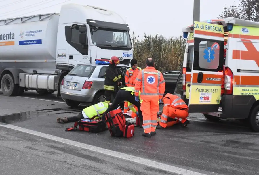 Incidente mortale a Montichiari