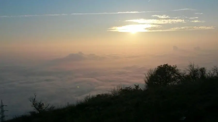 Nebbia dal Monte Maddalena