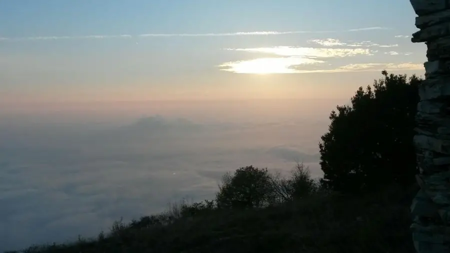 Nebbia dal Monte Maddalena