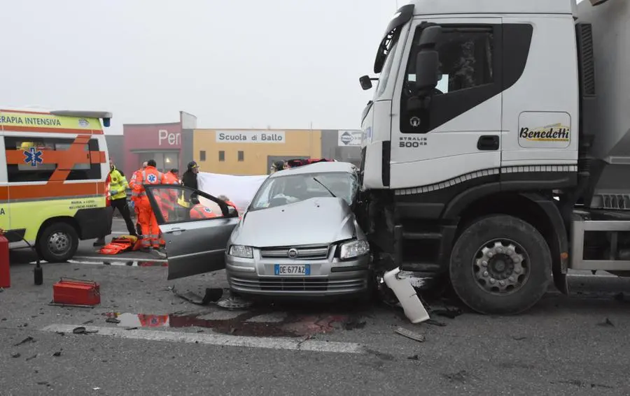 Incidente mortale a Montichiari