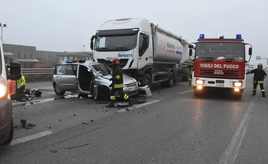 Incidente mortale a Montichiari