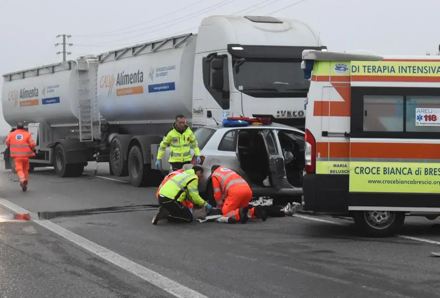 Incidente mortale a Montichiari