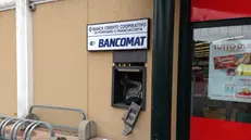 Assalto al bancomat dell'Italmark