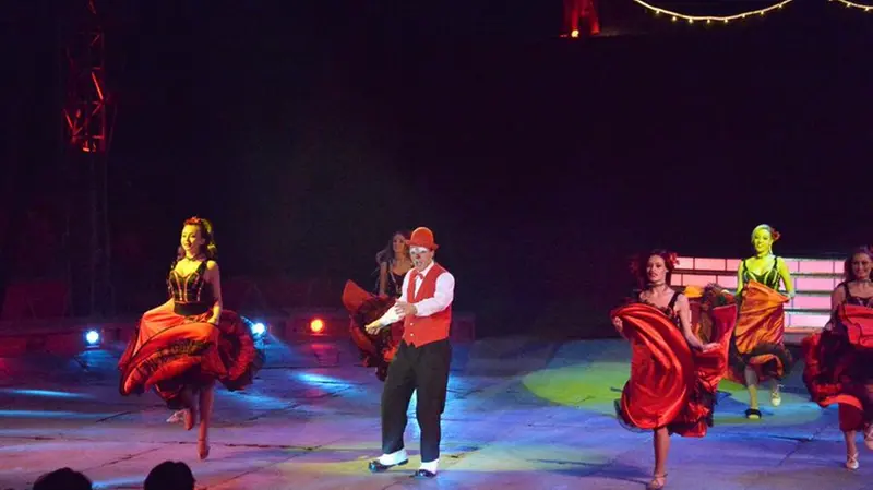 L'ultimo spettacolo del circo di Moira Orfei a Brescia
