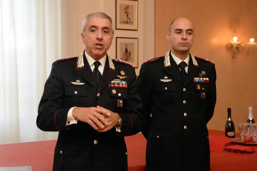 La conferenza stampa di fine anno dei Carabinieri