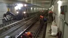 Manutenzione straordinaria per il metrò