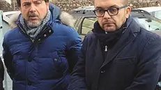 Massimo Tacconi e Fabio Rolfi della Lega