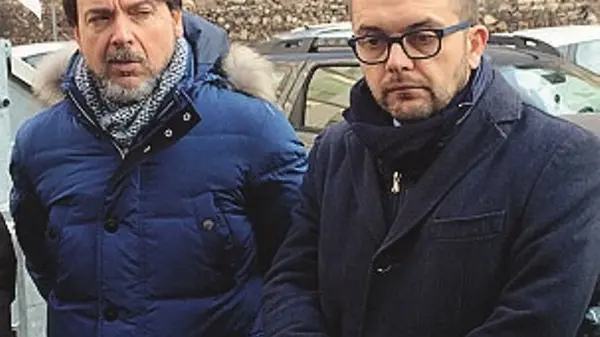 Massimo Tacconi e Fabio Rolfi della Lega