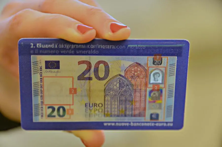 La nuova banconota da 20 euro