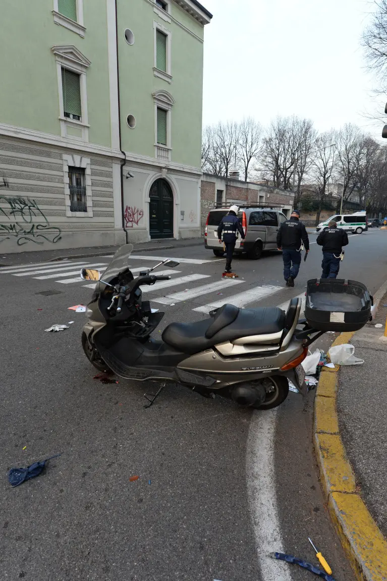 L'incidente in via Camozzi