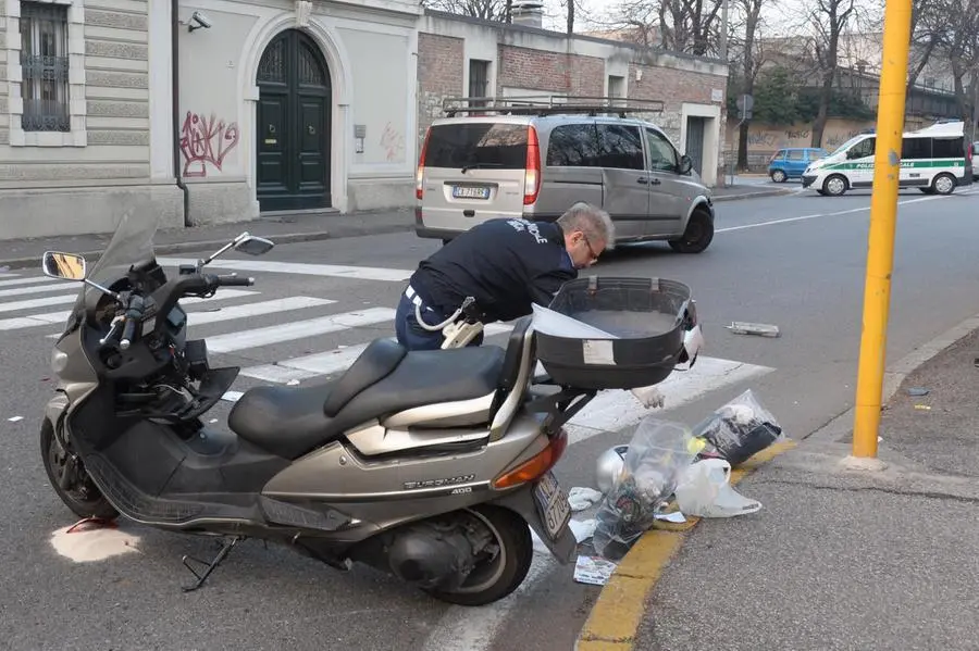 L'incidente in via Camozzi