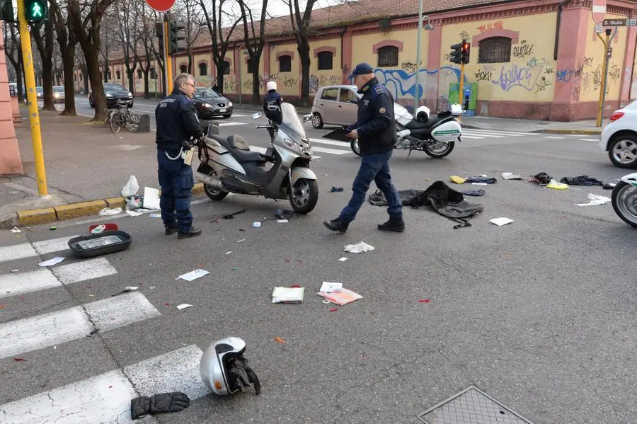 L'incidente in via Camozzi