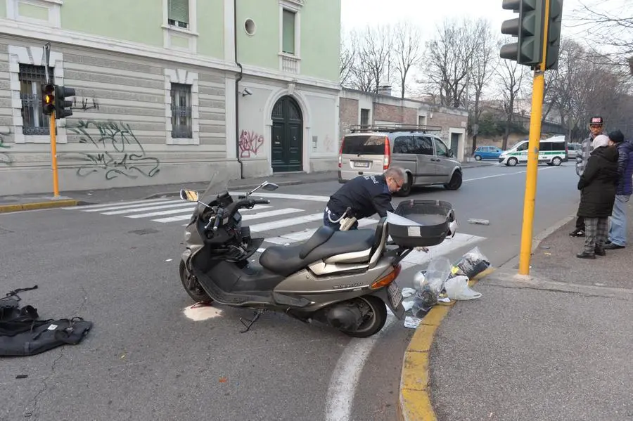 L'incidente in via Camozzi