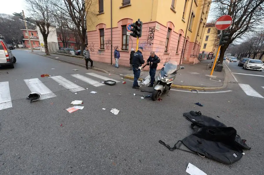 L'incidente in via Camozzi