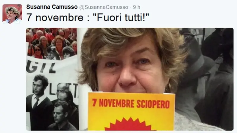 Susanna Camusso, leader Cgil