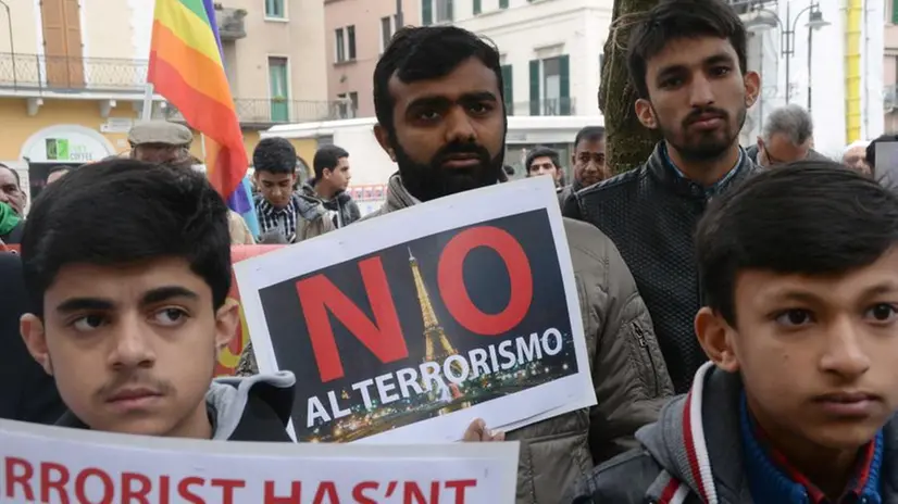 Manifestazione contro il terrorismo