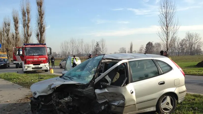 Lo schianto a Trenzano: i mezzi coinvolti