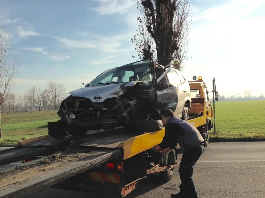 Lo schianto a Trenzano: i mezzi coinvolti