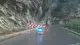 Tignale, masso incombe sulla strada
