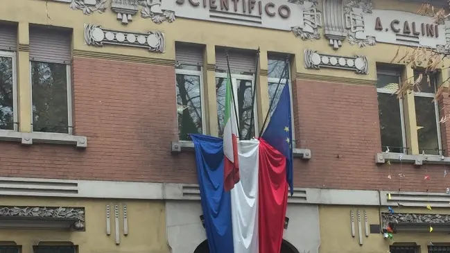 Il tricolore francese a Brescia