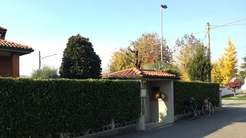 Rudiano: l'esterno dell'abitazione della vittima