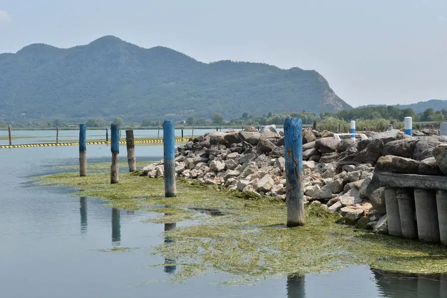 Livelli bassi nei laghi bresciani