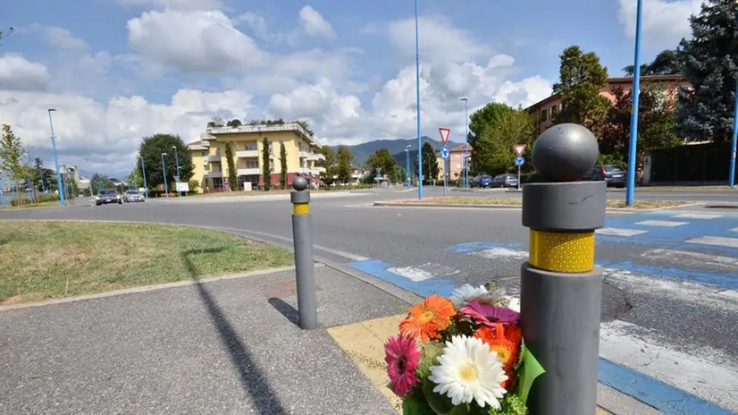 La rotonda tra viale Europa e via Schivardi