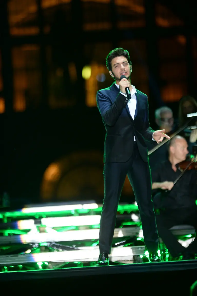 Il trio Il Volo in concerto in piazza Loggia