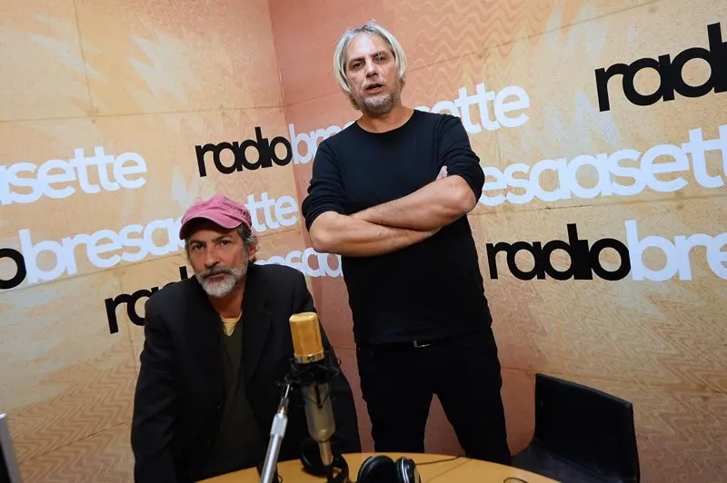 Paolo Benvegnù e Giovanni Ferrario a Radio Bresciasette