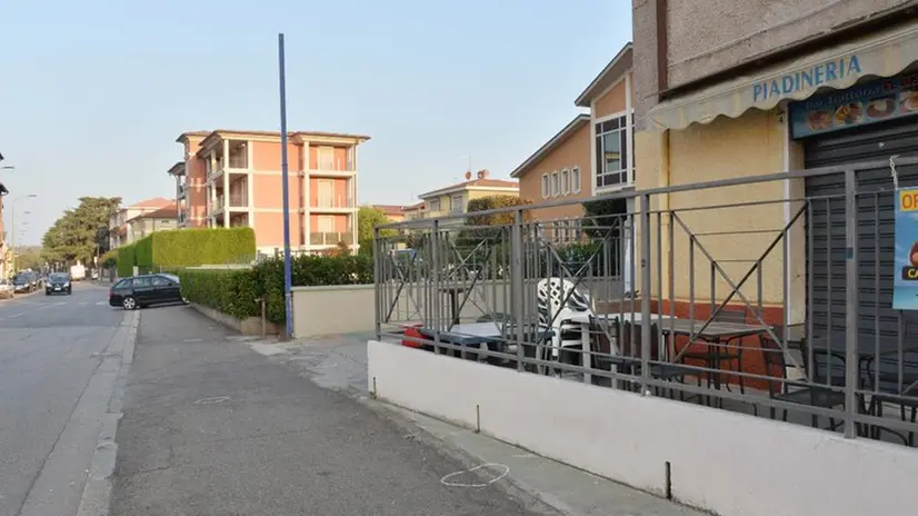 Spari in via Crotte