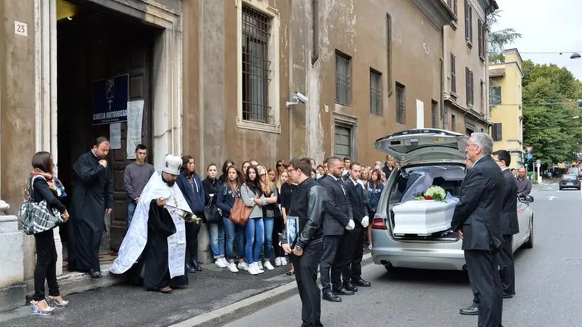 I funerali di Cezara Musteata
