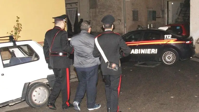 Uno dei 22 arresti compiuti questa mattina dai Carabinieri del Comando provinciale di Palermo a Bagheria