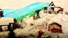 L'ovovia nel presepe di Bruno Venturelli