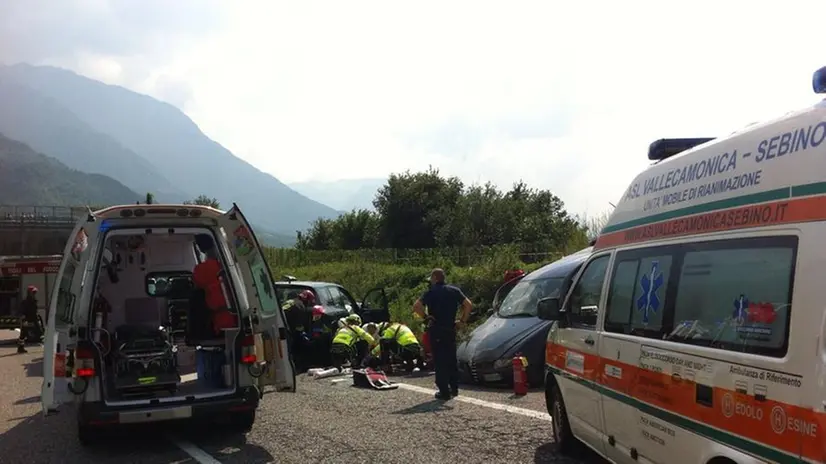 Capo di Ponte, schianto frontale