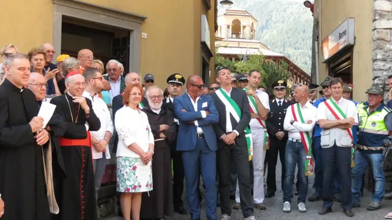 Le celebrazioni a Borno per la targa dedicata a Papa Paolo VI