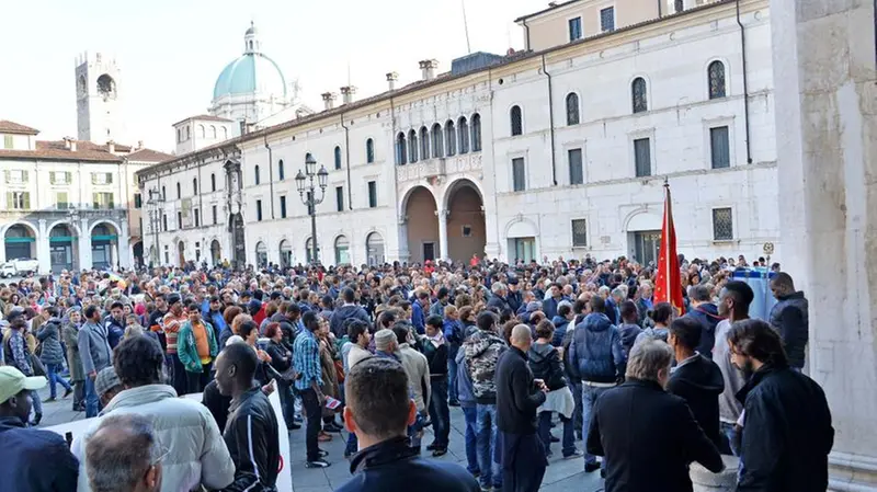 La manifestazione per la pace e l'accoglienza