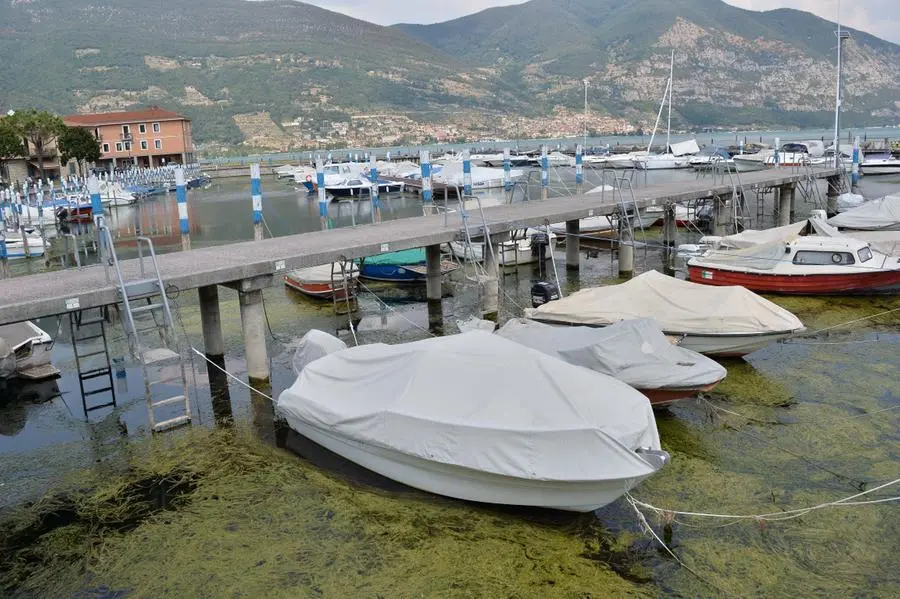 Livelli bassi nei laghi bresciani